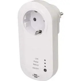 Brennenstuhl WLAN-Steckdose weiß / Smart-Steckdose / Alexa, Google Home / 3680 W / IP20