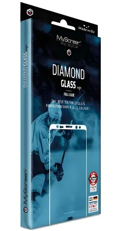 MyScreen Diamond Glass Edge Vollverklebung schwarz / Gehärtetes Glas / Samsung Galaxy A51 / Verklebung über das gesamte Display