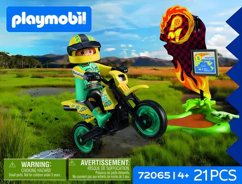 Playmobil 72065 Offroad-Motorrad / Bausatz
