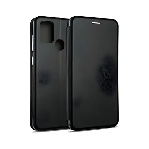 Beline Magnetische Klapphülle für Samsung Galaxy A21s (SM-A217), schwarz / Hülle / Buchhülle / Magnetverschluss