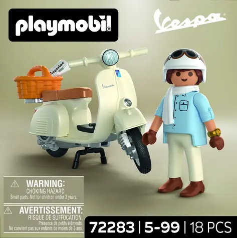 Playmobil Vespa 72283 / Bausatz / 80. Jubiläum / Klassischer Stil