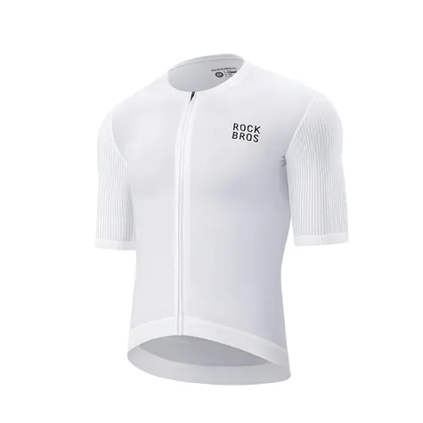 Rockbros 15200025 weißes Radtrikot / Kurzarm / Größe XL