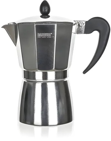 Banquet JADE / Moka-Kaffeebereiter / 3 Tassen / Aluminium