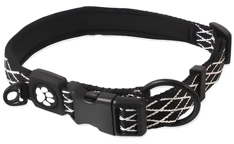 Active Dog Mystic L schwarz / Hundehalsband / Breite 2,5 cm / Umfang 53-64 cm