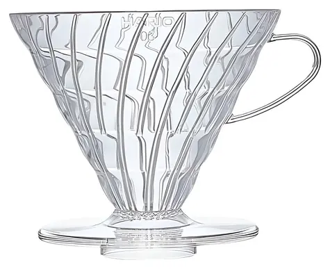 Hario V60-02 transparent / Kaffeefilter / Kunststoff / Größe 02