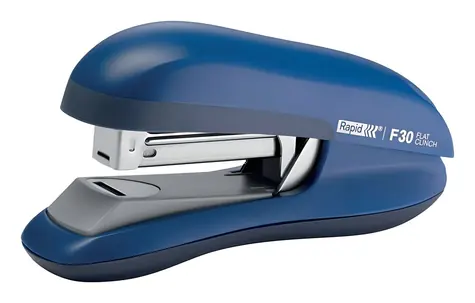 Rapid F30 blau / Hefter / 24/6 / bis zu 30 Blatt / Flachheftung