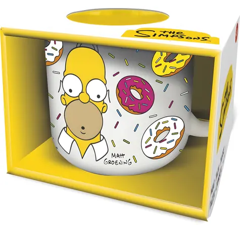 Keramikbecher Simpsons Donuts / 400 ml