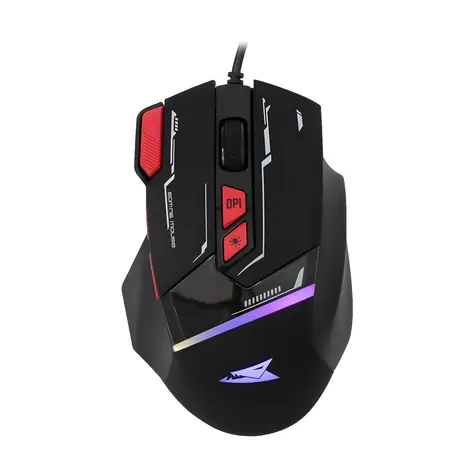 Baracuda Manta schwarz / Gaming-Maus / Optisch / 8D / 12800 DPI / 1,5 m / USB / 81 g