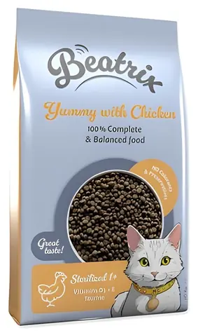 Beatrix Sterilisiertes Hühnerfleisch 10 kg / Granulat für Katzen / für sterilisierte Katzen