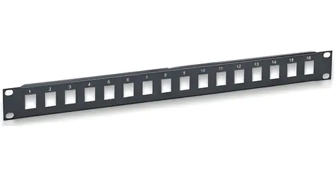 Intellinet 513593 / Patchpanel / Keystone / Unmontiert / 1 HE / 19"