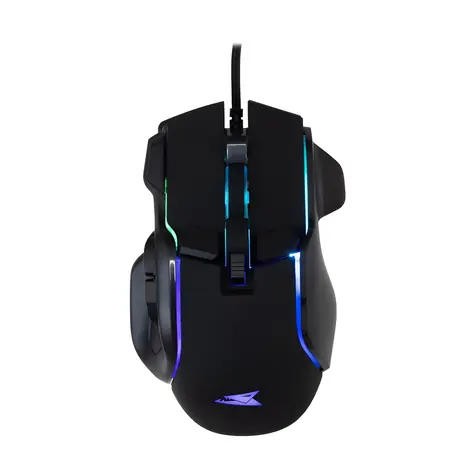 Baracuda PIRANHA schwarz / Gaming-Maus / Optisch / 7D / 7200 dpi / RGB / 1,5 m / USB