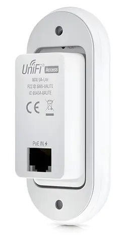 Ubiquiti UniFi Access Reader Lite Silber / Zugangssystem / NFC-Lesegerät / PoE / Bluetooth / IP54