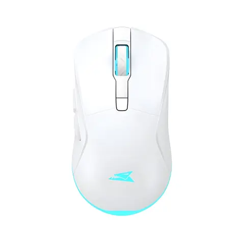 Baracuda TURTLE weiß / Kabellose Gaming-Maus / Optischer Sensor / 6D / 3200 DPI / RGB / 2,4 GHz
