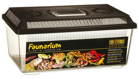 Exo Terra Faunarium niedrig / Terrarium / Kunststoff / transparent / 37 x 22 x 16,5 cm