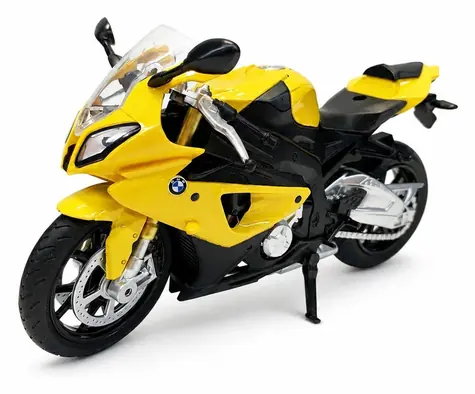 MSZ Motorrad BMW S1000RR gelb / Maßstab 1:12