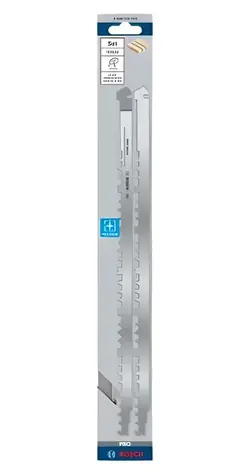 BOSCH 2608632120 / HM TF 350 Sägeblatt-Set / 2-teilig / für Holz / Länge 408 mm
