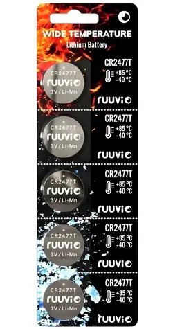 Rayovac CR2477T / Knopfzellenbatterie / Lithium / mit Schraubkontakt / 5 Stück.