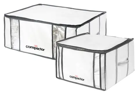 Compactor Life Aufbewahrungsbox-Set mit Vakuumbeutel M+XXL / 125 l + 210 l / 2 Stück