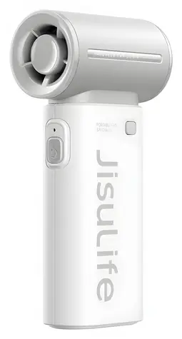 Jisulife Life9 grau / Handventilator / 3600 mAh / USB-Ladefunktion