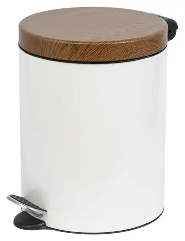 ALDA Sherwood Freedom Fresh, weiß / Treteimer / 5 l / lackierter Stahl