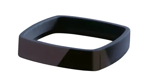 CAIMI BREVETTI Schwingbeutelgestell schwarz / Abfallbehälterzubehör / Kunststoff