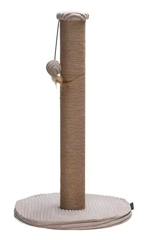 Designed by Lotte Kratzbaum rosa 41x70x41cm / Für Katzen / Vertikale Kratzfläche / Juteseil