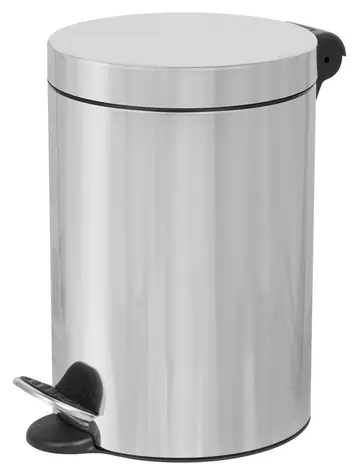 ALDA Hotel Safe Freedom Fresh 3 l / Abfalleimer mit Pedal / Edelstahl / glänzend