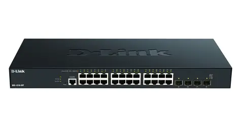 D-Link DXS-1210-28T / SMART Managed Switch / 28 Ports / 10 Gigabit Ethernet / ohne PoE