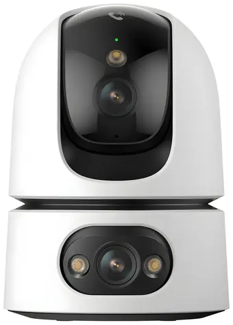 IMOU Ranger Dual PRO 6MP weiße IP-Innenkamera / 2304 × 1296 px / IR / WLAN / LAN / microSD