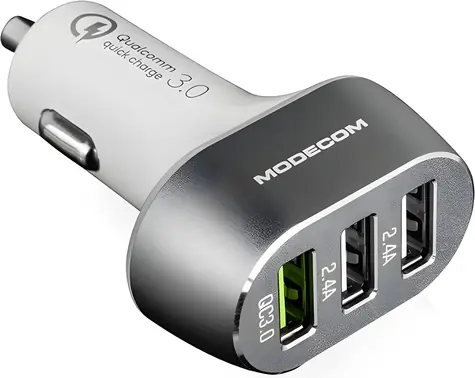 Modecom MC-CU3 / Kfz-Ladegerät / 3x USB-A / 3 A