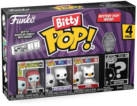 Funko Bitty POP! Disney Nightmare Before Christmas / Figurenset / 4 Stück