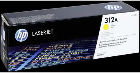 HP 312A Gelb / Toner / Vertrag