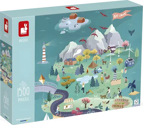 JANOD Puzzle Reise zur Harmony Island / 1500 Teile / 58 x 85 cm