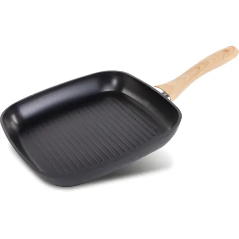Lamart Natur LT1307 / Grillpfanne / 26 × 26 cm / Aluminium / Antihaftbeschichtung