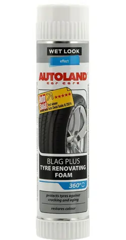 Autoland Reifenreinigungsschaum 400 ml / Reifenreiniger / berührungslos / UV-Schutz / Sprühgerät