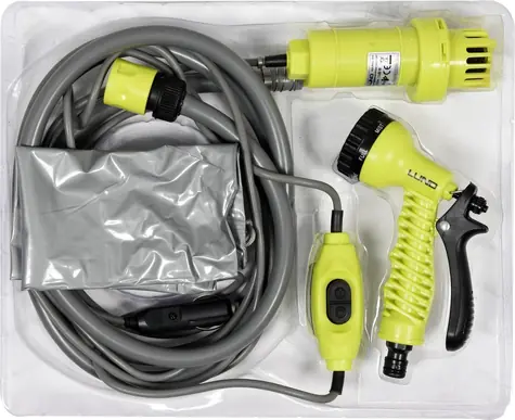 Lund Tragbare Dusche 12V / Campingdusche / Elektrische Pumpe / 20 l/min