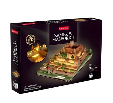 3D-Puzzle Burg Marienburg mit LED-Beleuchtung