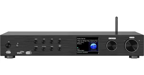 Maxxo TR05 schwarz / Tuner / DAB/DAB+/FM / WLAN / Bluetooth / 3,2"-LCD-Display
