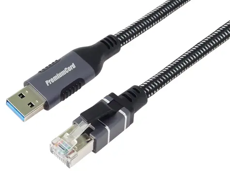 Aten USB 3.2 zu LAN RJ45 Adapter / Netzwerkadapter / Gigabit-Ethernet / 1 m