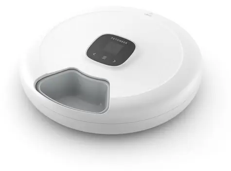 Petoneer NutriSpin / Intelligenter Futterspender / 6 Portionen / TFT-Display / Bluetooth / USB-C / 4X LR14