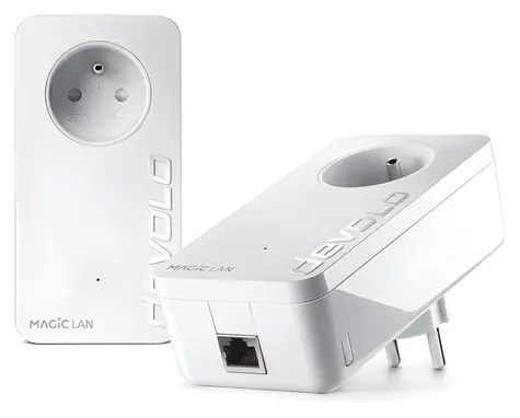 Devolo Magic 2 LAN 1-1-2 / Starter-Kit / Powerline / 2400 Mbit/s / 2 Adapter