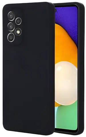 eSTUFF MADRID schwarz / Hülle / Samsung Galaxy A55 / Silikon
