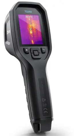 Flir TG268 schwarz / Wärmebildkamera / IR-Auflösung 160x120 / MSX 320x240 / -25 bis 400°C / Laser / IP54