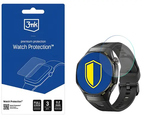3MK Uhrenschutzglas (flexibel) / Schutzglas / Hybrid / für Huawei Watch GT 7 41 mm