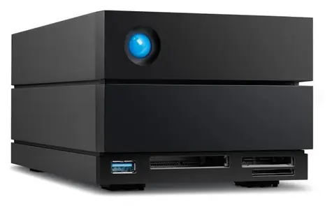 LaCie 2big Dock 16 TB schwarz / Dockingstation mit Festplatte / 3,5" / Thunderbolt 3 / USB-C