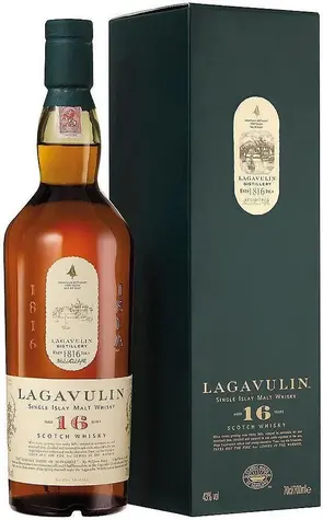 LAGAVULIN Whisky 16 Jahre / Islay Single Malt / geräuchert / 43 % / 0,7 l