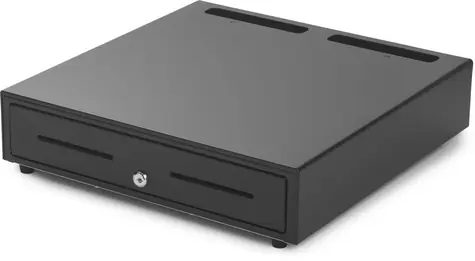 Kassenschublade Capture 460 mm schwarz / Kassenschublade / 460 x 465 x 100 mm / 5B/8C / 12 V & 24 V / Stahl