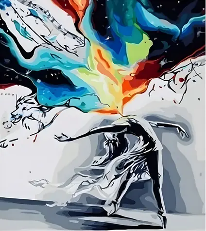 Norimpex Diamantmalerei Tänzerin (1007736) / 30x40 cm