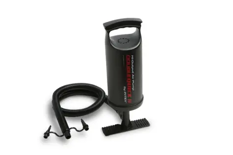 INTEX Doppelkammer-Handpumpe / 3 Düsen / 36 cm / Kunststoff