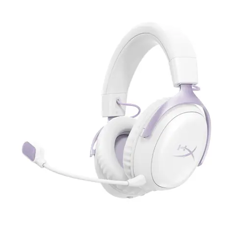 HyperX Cloud III S lila / Gaming-Headset / Mikrofon / ANC / Bluetooth / 2,4 GHz